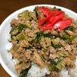 ご飯のお供に!豚ひき肉のネギそぼろ
