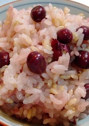 赤そら豆ごはん-レシピのメイン写真