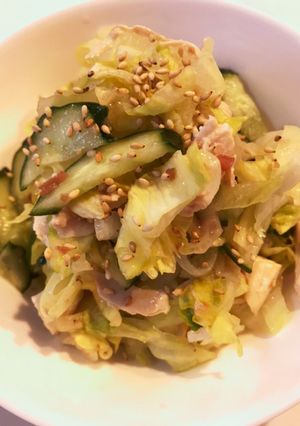レタスときゅうりの梅ポン和え-レシピのメイン写真