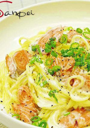 鮭のクリームパスタ-レシピのメイン写真
