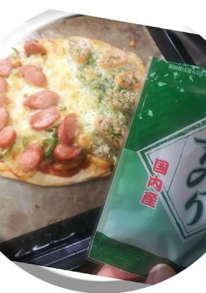 米粉で速攻焼けるクリスピーPizza❤️-レシピのメイン写真