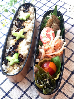 6月3日 おかか海苔アジ弁当-レシピのメイン写真