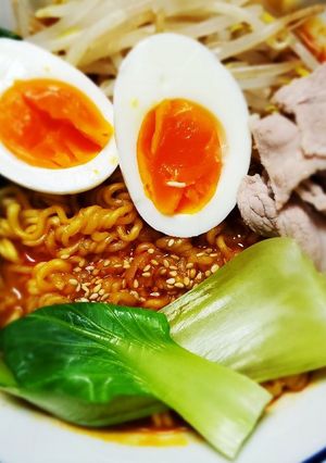 【アレンジ】簡単ごまラー油辛ラーメン-レシピのメイン写真