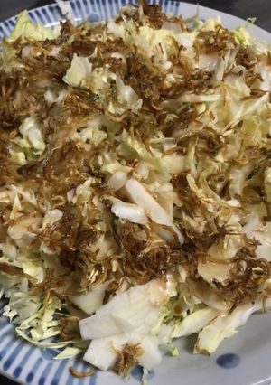 ご飯もすすむ!カリじゃことキャベツの副菜-レシピのメイン写真