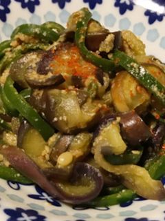 茄子とピーマンの味噌炒め-レシピのメイン写真