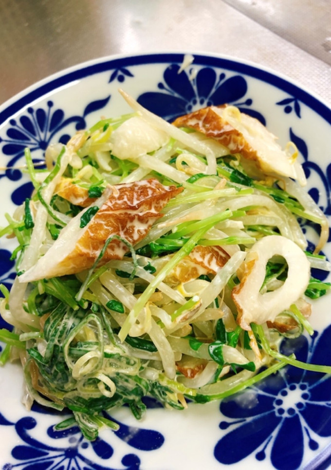 もやしと豆苗のからしマヨ和え-レシピのメイン写真