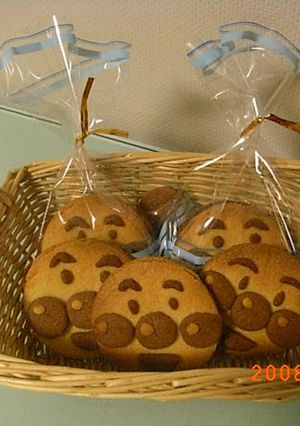 ☆アンパンマン☆顔クッキー　型抜き-レシピのメイン写真