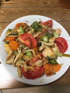 鶏むね肉卵野菜炒め-レシピのメイン写真