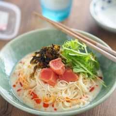 รูปของ 3分で簡単。博多風豆乳そうめん