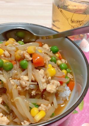 ヘルシー◎そぼろのあんかけ丼-レシピのメイン写真