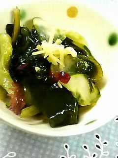 若布とキュウリの酢の物-レシピのメイン写真