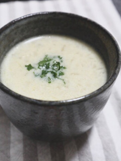 つぶつぶ☆じゃがいもと豆乳の冷製スープ-レシピのメイン写真