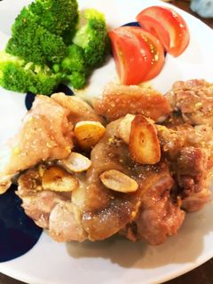 鳥もも肉のガーリックマスタード焼き-レシピのメイン写真