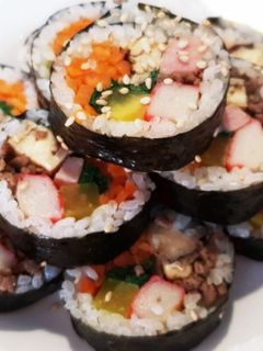 韓国人妻のキンパ 韓国海苔巻き-レシピのメイン写真