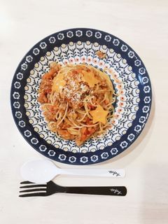 ミートソーススパゲティ-レシピのメイン写真