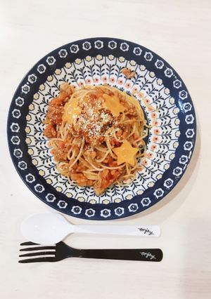 ミートソーススパゲティ-レシピのメイン写真