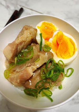トロトロ煮豚丼-レシピのメイン写真