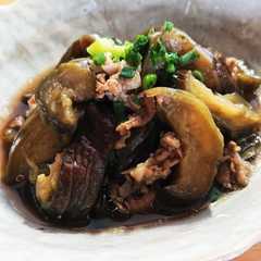 รูปของ 茄子と豚肉の煮物