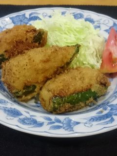 ピーマンの肉詰めフライ~フライ定番レシピ-レシピのメイン写真