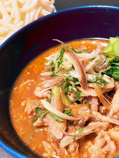 こってり旨辛つけうどん-レシピのメイン写真