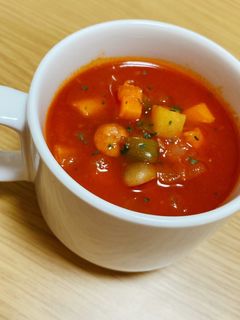 野菜たっぷり!トマトスープ♪-レシピのメイン写真