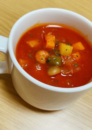 野菜たっぷり！トマトスープ♪-レシピのメイン写真