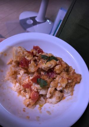 豆腐とトマトのナンプラー玉子丼-レシピのメイン写真