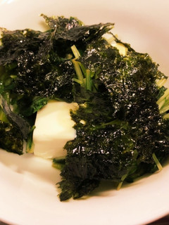 ほうれん草水菜ナムルの豆腐サラダ-レシピのメイン写真