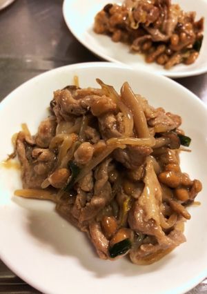 豚こまニラもやし納豆-レシピのメイン写真