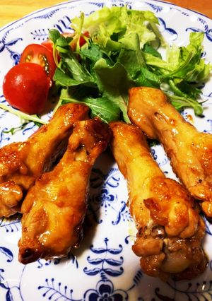 鶏手羽元の照焼き-レシピのメイン写真
