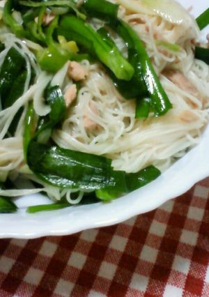 沖縄の味。そうめんチャンプルー。-レシピのメイン写真
