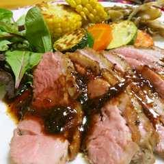 รูปของ フライパンで★鴨むね肉のロースト