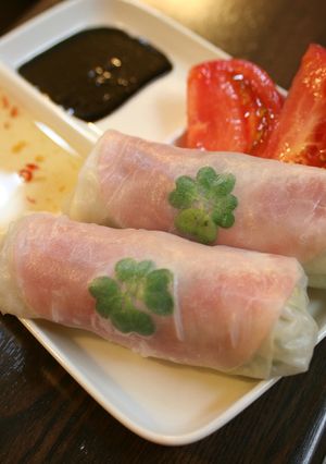 冷し中華なラッキー巻っきー♪-レシピのメイン写真