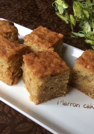 マロンケーキ-レシピのメイン写真