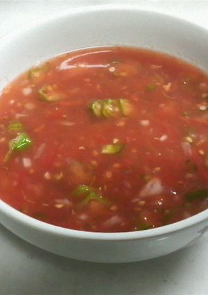 爽やか夏のトマトスープ-レシピのメイン写真