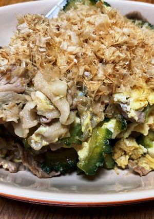 ゴーヤチャンプル風炒め物-レシピのメイン写真