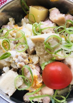丼弁当●鶏肉じゃが＆高野豆腐の玉子丼-レシピのメイン写真