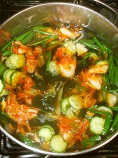 冷たい豆腐キムチスープ♪簡単-レシピのメイン写真