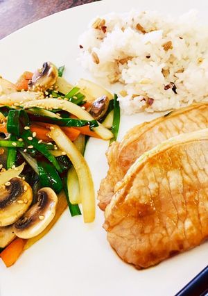 旨味がギュッ!! 簡単＊豚の生姜焼き定食-レシピのメイン写真