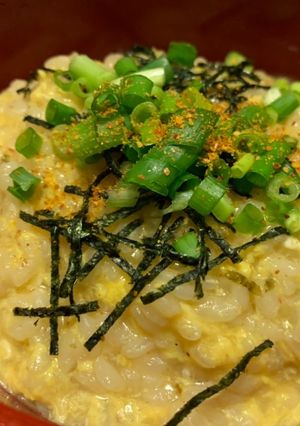 鴨肉の出汁を使った雑炊-レシピのメイン写真