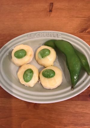 一口サイズの枝豆チーズパン-レシピのメイン写真