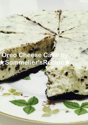 オレオクッキー&クリームレアチーズケーキ-レシピのメイン写真