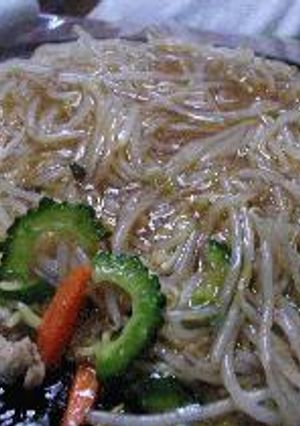炒めラーメンのモヤシあんかけ-レシピのメイン写真