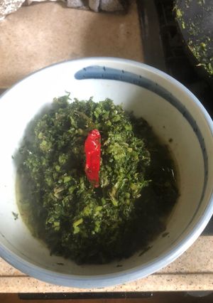 今が 旬　ニンジンの葉　栄養タップリ-レシピのメイン写真