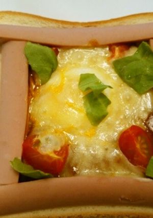 カレーピザトースト-レシピのメイン写真