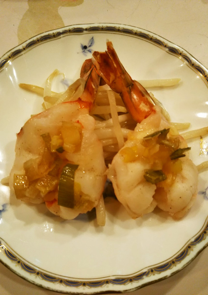 $簡単 エビともやしの酒蒸し$-レシピのメイン写真