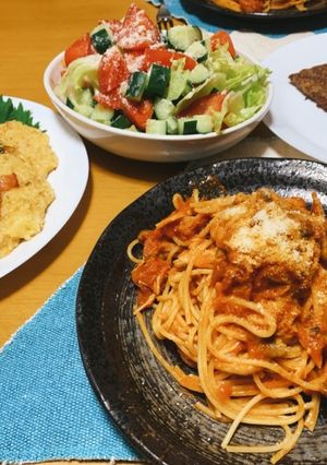 私のトマトパスタ 簡単♪-レシピのメイン写真
