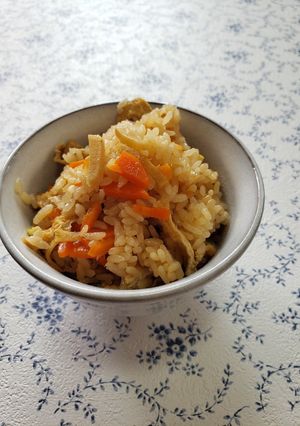 油揚げと生姜の炊き込みご飯-レシピのメイン写真