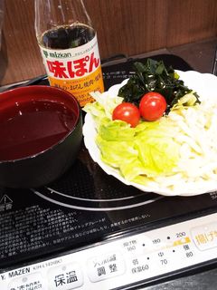 ポン酢で、サラダうどん-レシピのメイン写真