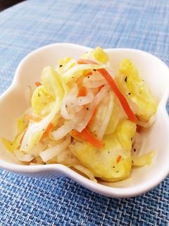 塩もみ野菜の爽やかレモンサラダ。-レシピのメイン写真